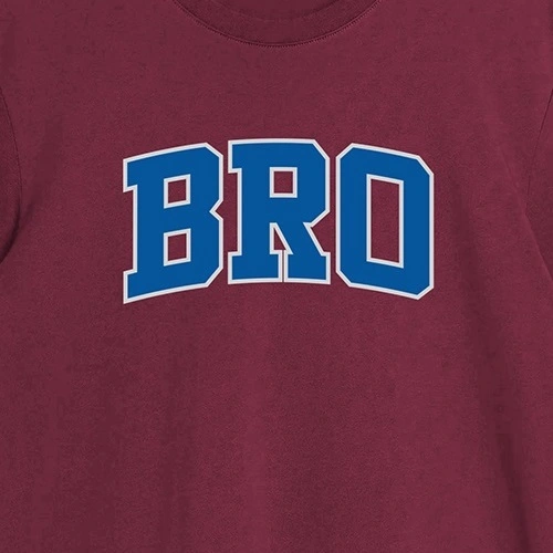 Bro Style Bro Maroon T-Shirt