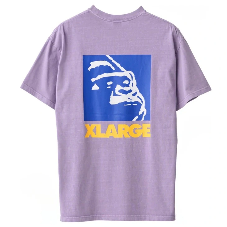 XLarge Square Pigment Washed Purple T-Shirt [Size: M]