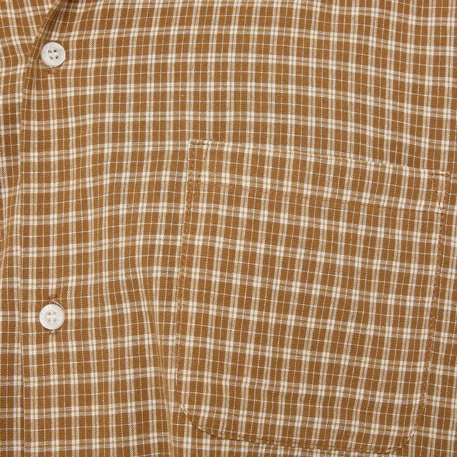 XLarge Tommy Check Brown Button Up Shirt