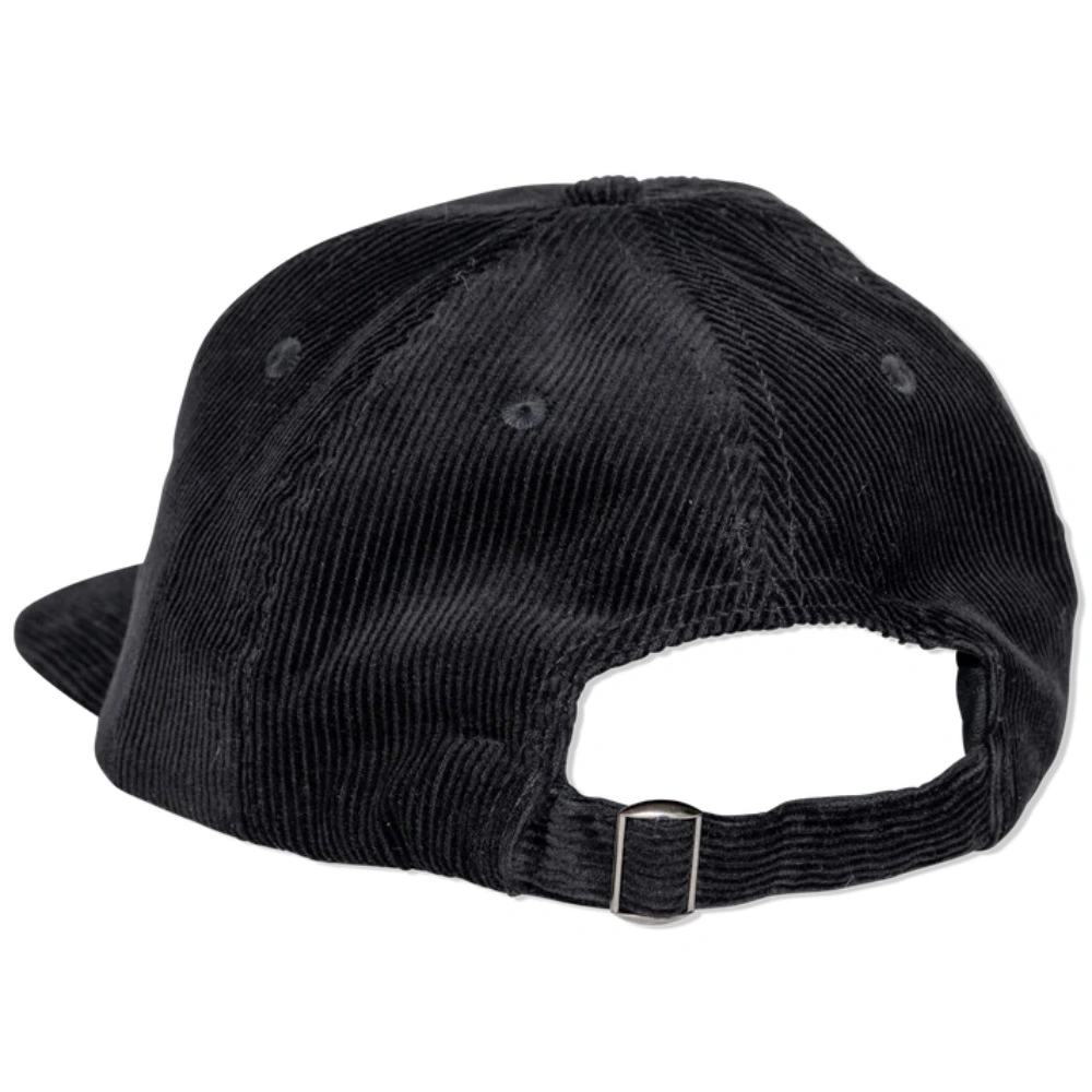 Opera Corduroy Black Hat