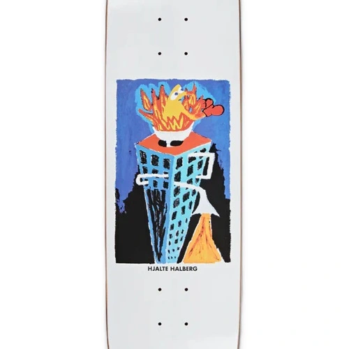 Polar Skate Co Hjalte Halberg Burning Sink P2 Shape 8.5 Skateboard Deck