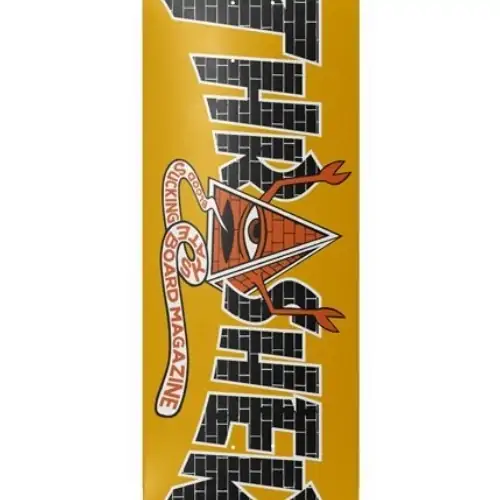 Toy Machine x Thrasher Pyramid Sect 8.5 Skateboard Deck