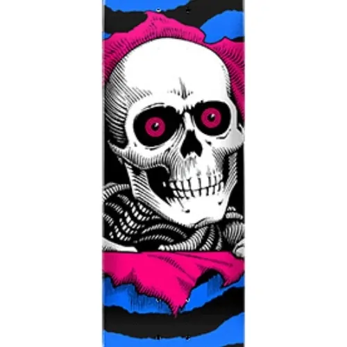 Powell Peralta Ripper Blue Pink 7.0 Skateboard Deck