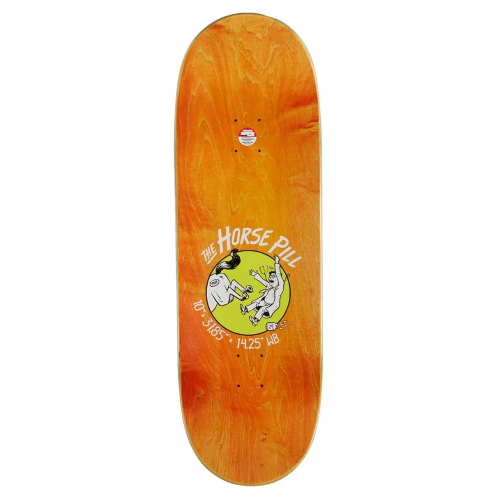 Anti Hero Shaped Eagle Horsepill 10 Skateboard Deck