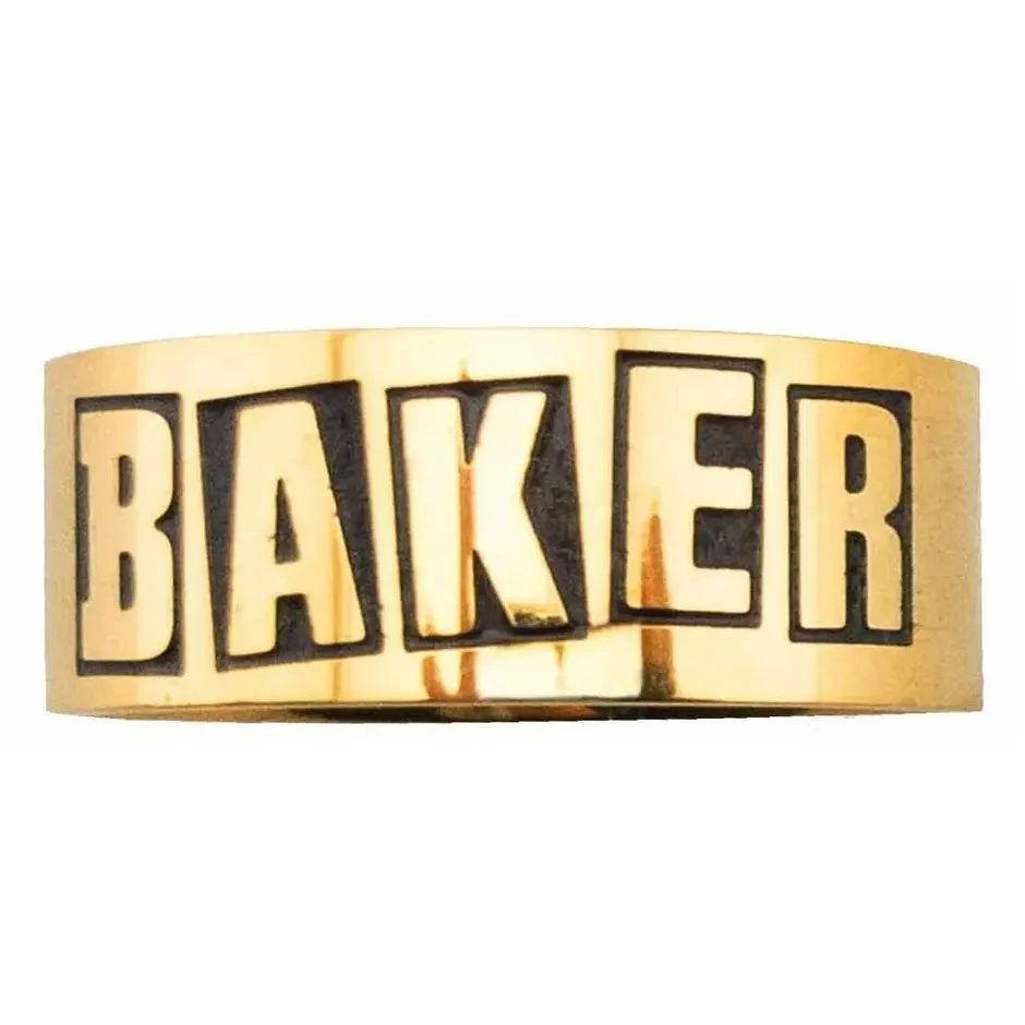 Baker Brand Logo Gold Ring