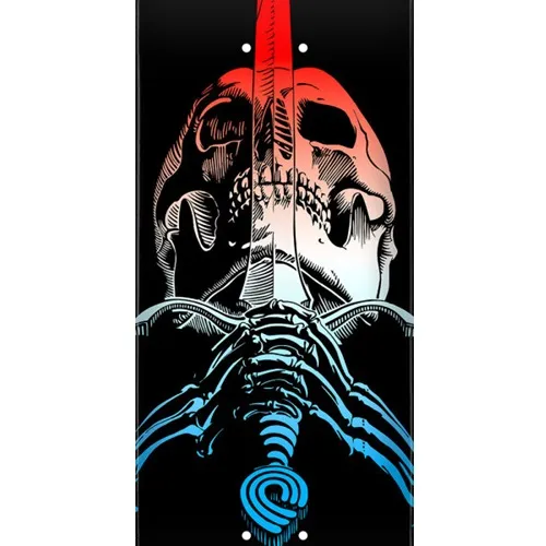 Powell Peralta Skull & Sword Fade Blue 9.0 Skateboard Deck