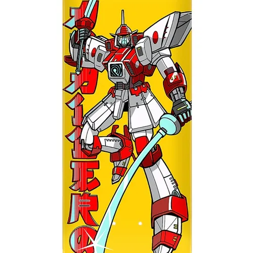 Powell Peralta Flight Caballero Gundam Yellow Shape 243 8.25 Skateboard Deck