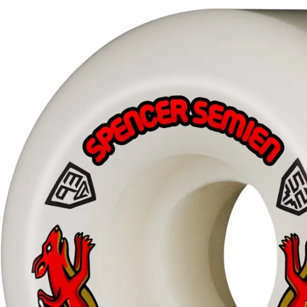 Powell Peralta Nano Rats Dragon Formula Spencer Semien 93A 52mm x 30mm Skateboard Wheels