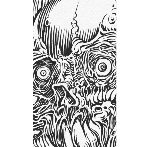 Bones Stare Down White 9 x 33 Skateboard Grip Tape Sheet