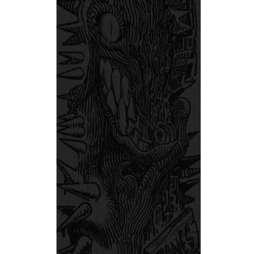 Bones GritTeeth Black 9 x 33 Skateboard Grip Tape Sheet