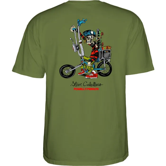 Powell Peralta Cab Chopper Military T-Shirt