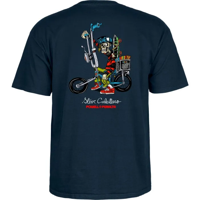 Powell Peralta Cab Chopper Navy T-Shirt