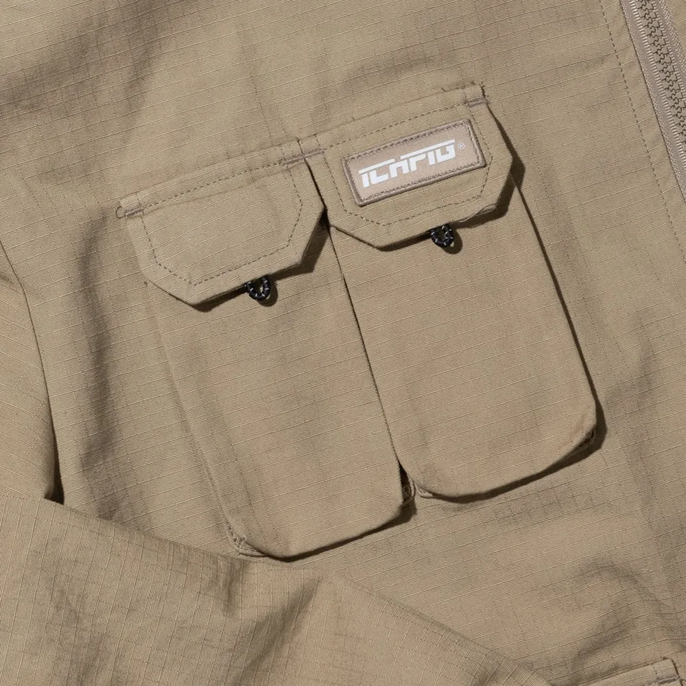 Ichpig Ripstop Cargo Field Dune Jacket