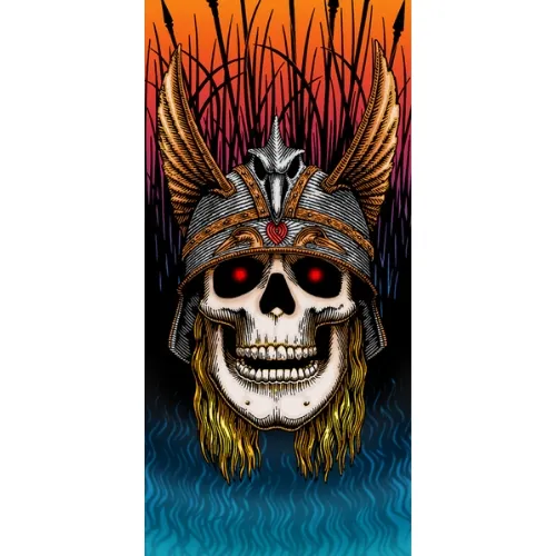 Powell Andy Anderson Skull 10.5 x 33 Skateboard Grip Tape Sheet