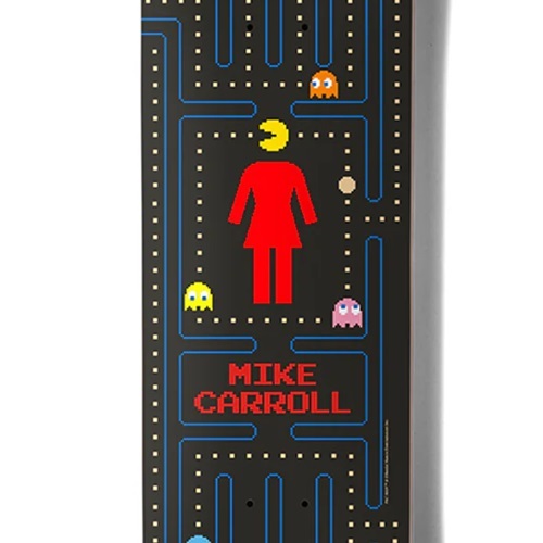 Girl Pac Man Collection Mike Carroll 8.0 Skateboard Deck