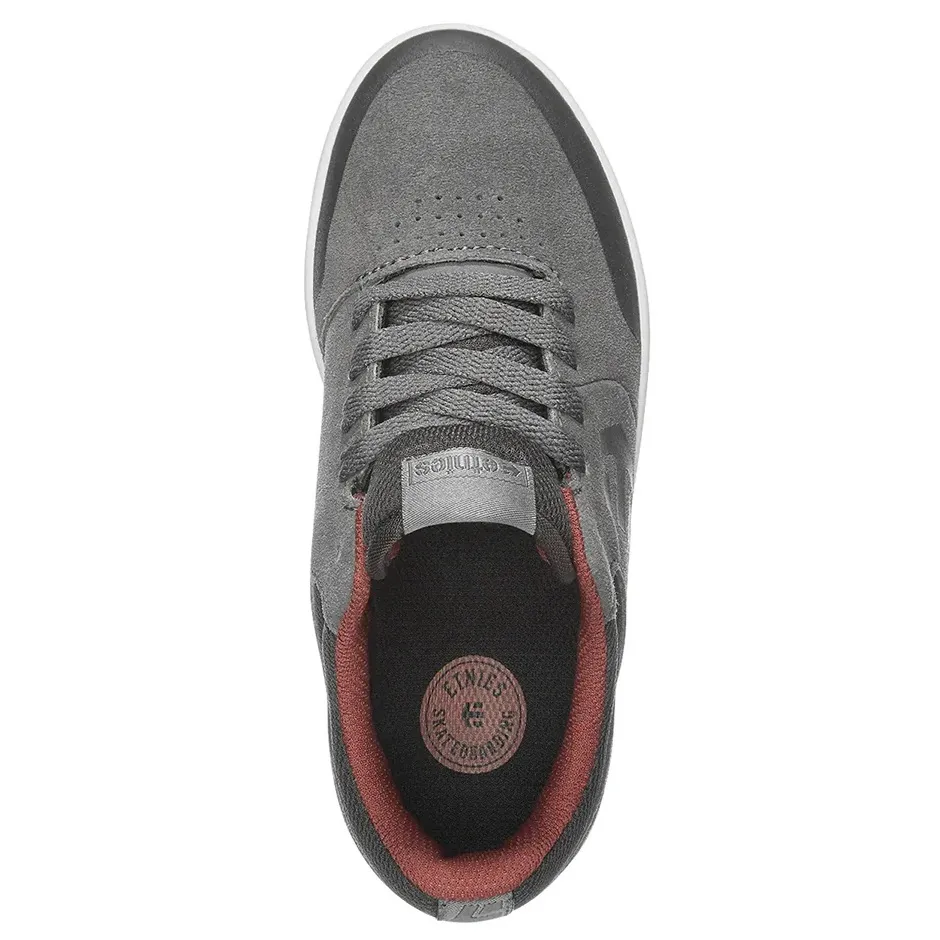 Etnies Marana Dark Grey Black Red Mens Skate Shoes [Size: US 9]