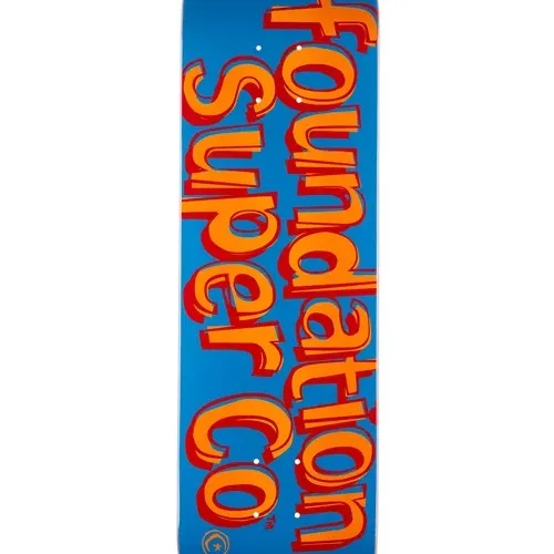 Foundation Super Co Blue 8.0 Skateboard Deck