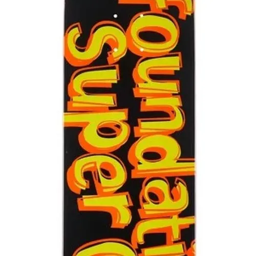 Foundation Super Co Black 8.25 Skateboard Deck