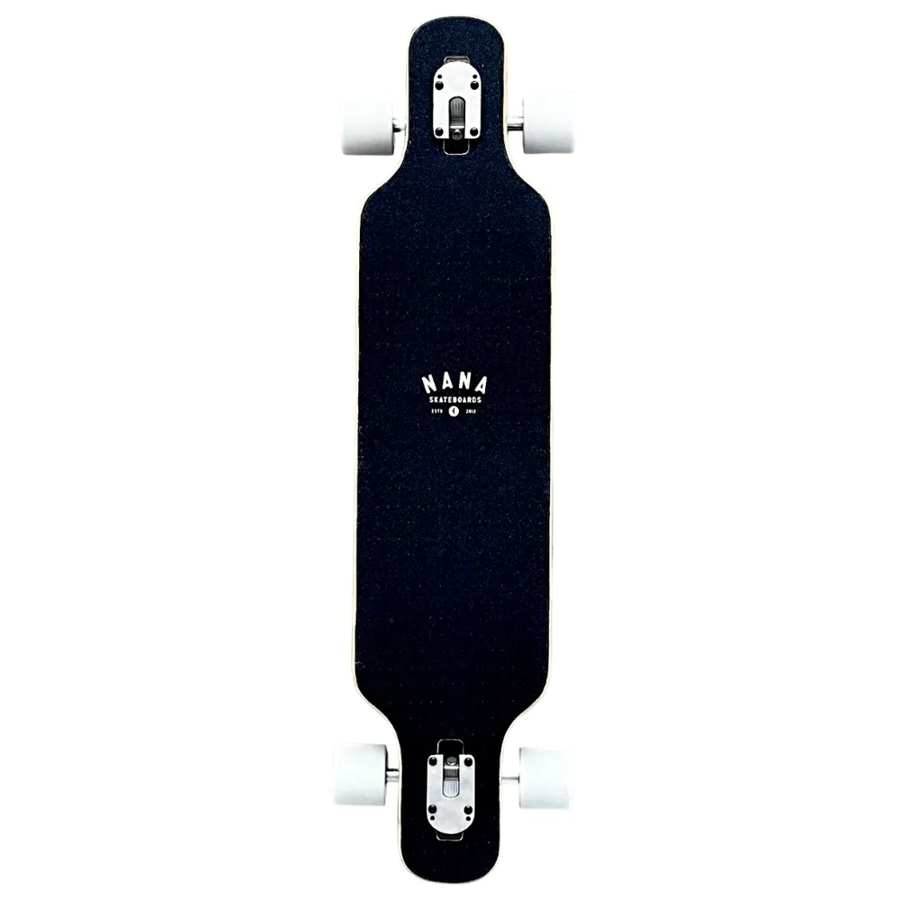 Nana Push Ranger Tenor Black Drop Through 40 Longboard Skateboard