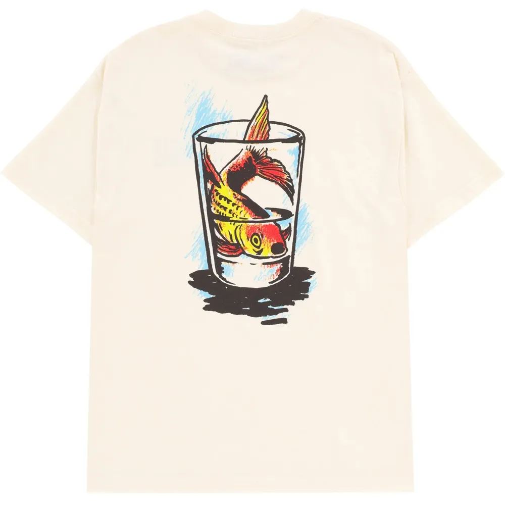 Anti Hero Fish Bowl Cream Military Green T-Shirt