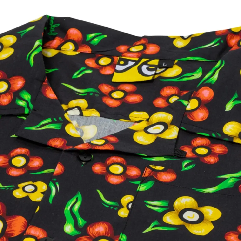 Krooked Aloha Flower Button Up Shirt