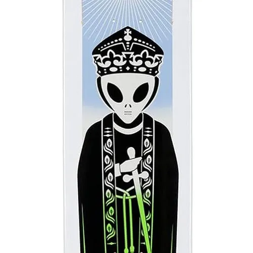 Alien Workshop High Priest Yaje Popson White 8.0 Skateboard Deck