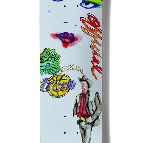 Chocolate Alvarez Art Official Stevie Perez 8.0 Skateboard Deck