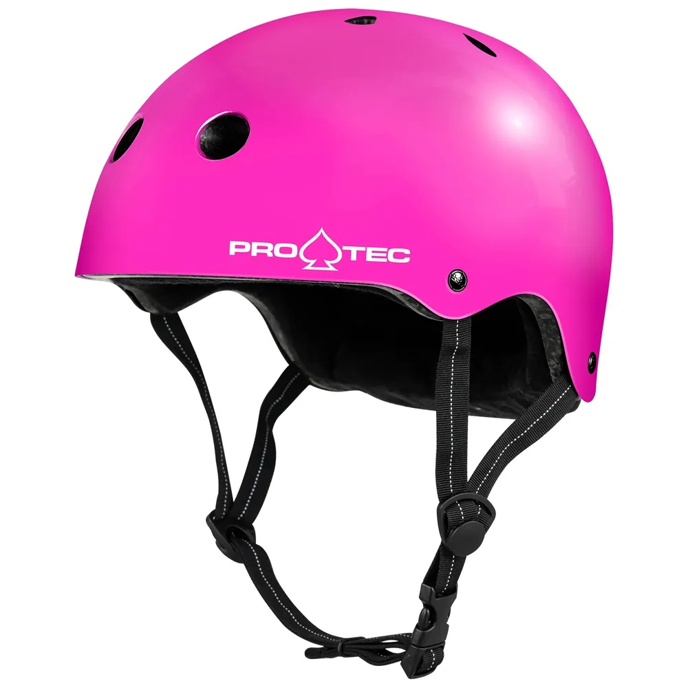 Protec Low Pro Certified Gloss Pink Helmet