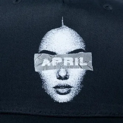 April Duct Black Snapback Hat