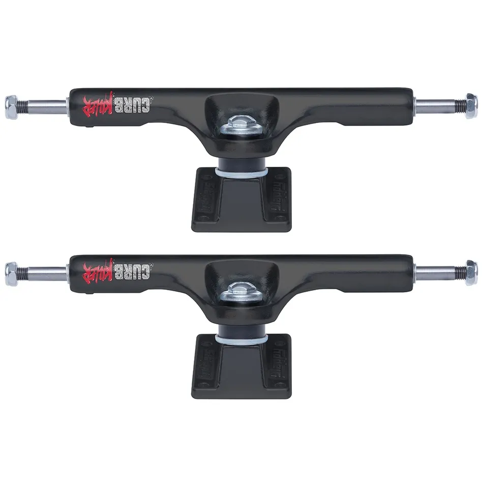 Slappy ST1 Inverted Curb Killer Black Set Of 2 Skateboard Trucks