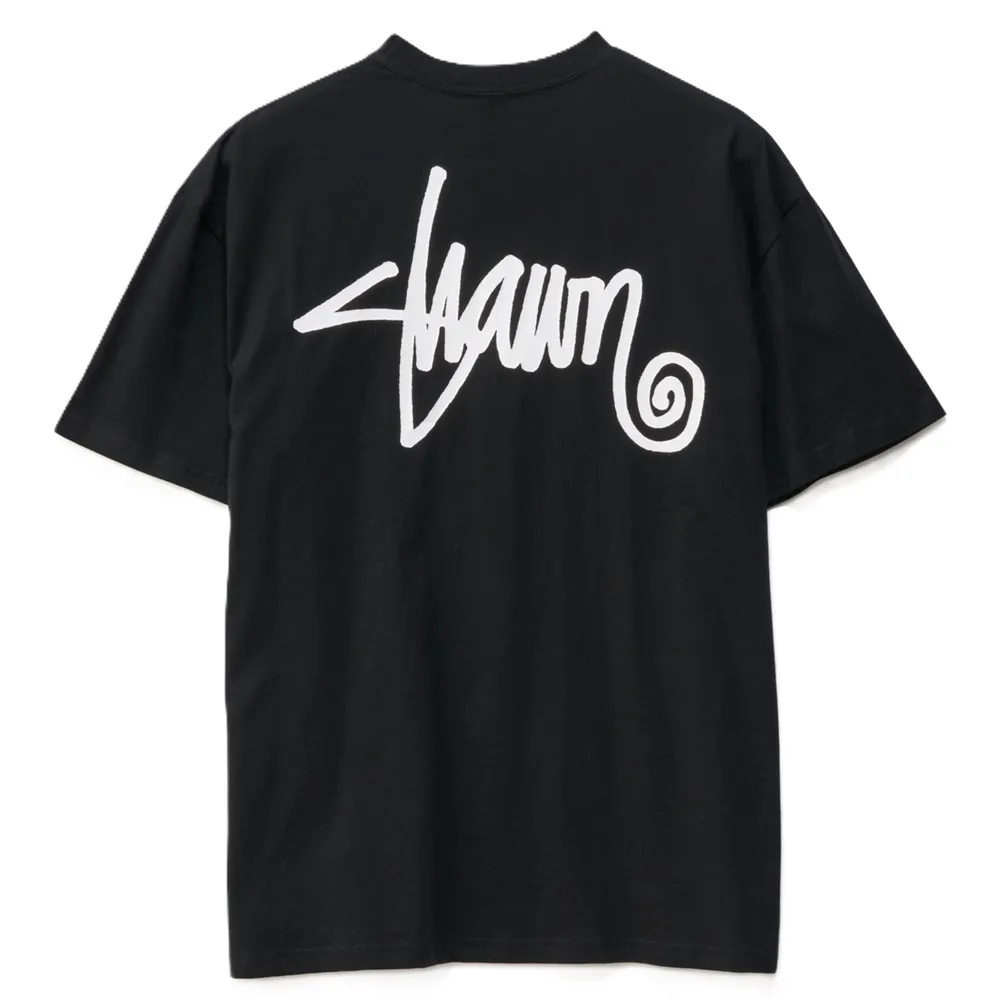 S-Double Shawn Script Black T-Shirt