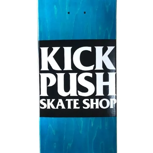 Kick Push American Pro Shaped Blue 8.0 Skateboard Deck