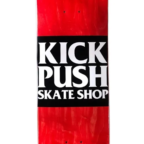 Kick Push American Pro Classic Red 8.0 Skateboard Deck