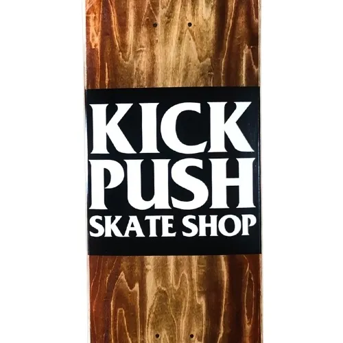 Kick Push American Pro Classic Brown 8.25 Skateboard Deck