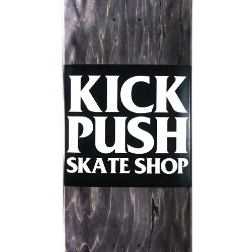 Kick Push American Pro Classic Black 8.375 Skateboard Deck