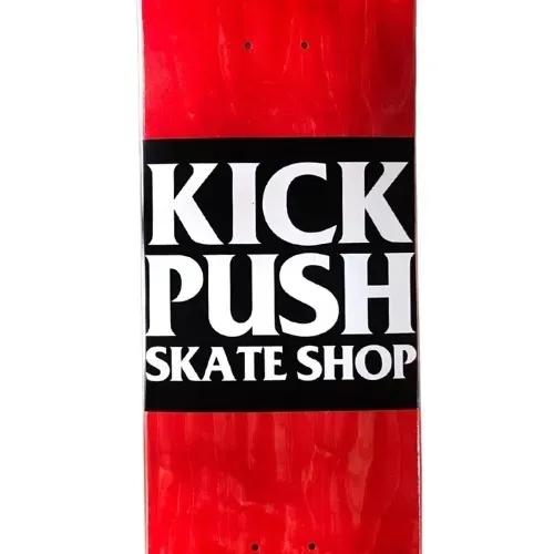 Kick Push American Pro Classic Red 9.0 Skateboard Deck