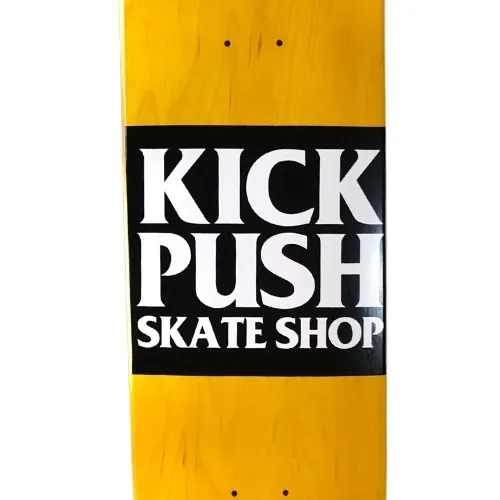 Kick Push American Pro Egg Yellow 8.25 Skateboard Deck