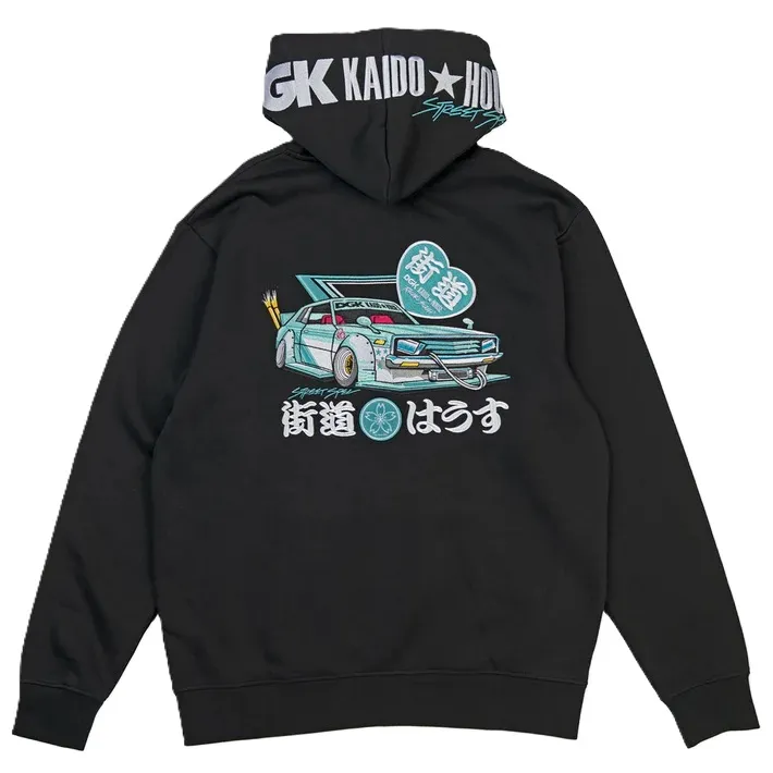 DGK X Kaido House Zokusha Black Hoodie