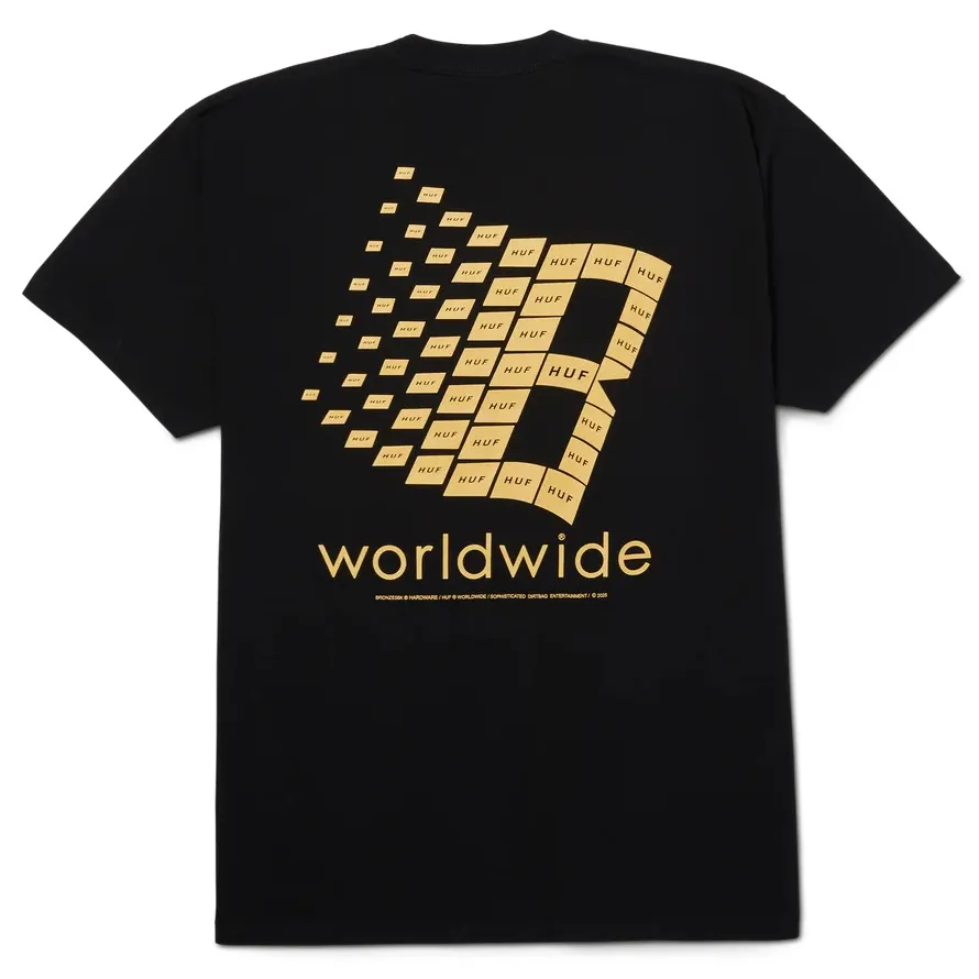 HUF X Bronze56k Black T-Shirt