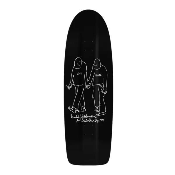 Krooked Skate Shop Day Beam Hate 10.75 Skateboard Deck