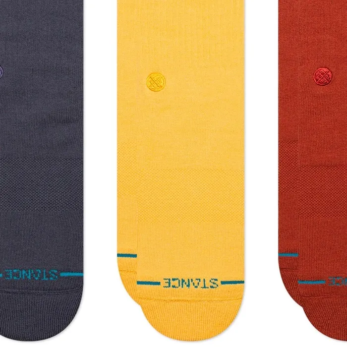 Stance Icon 3 Pack Navy Large Mens Socks