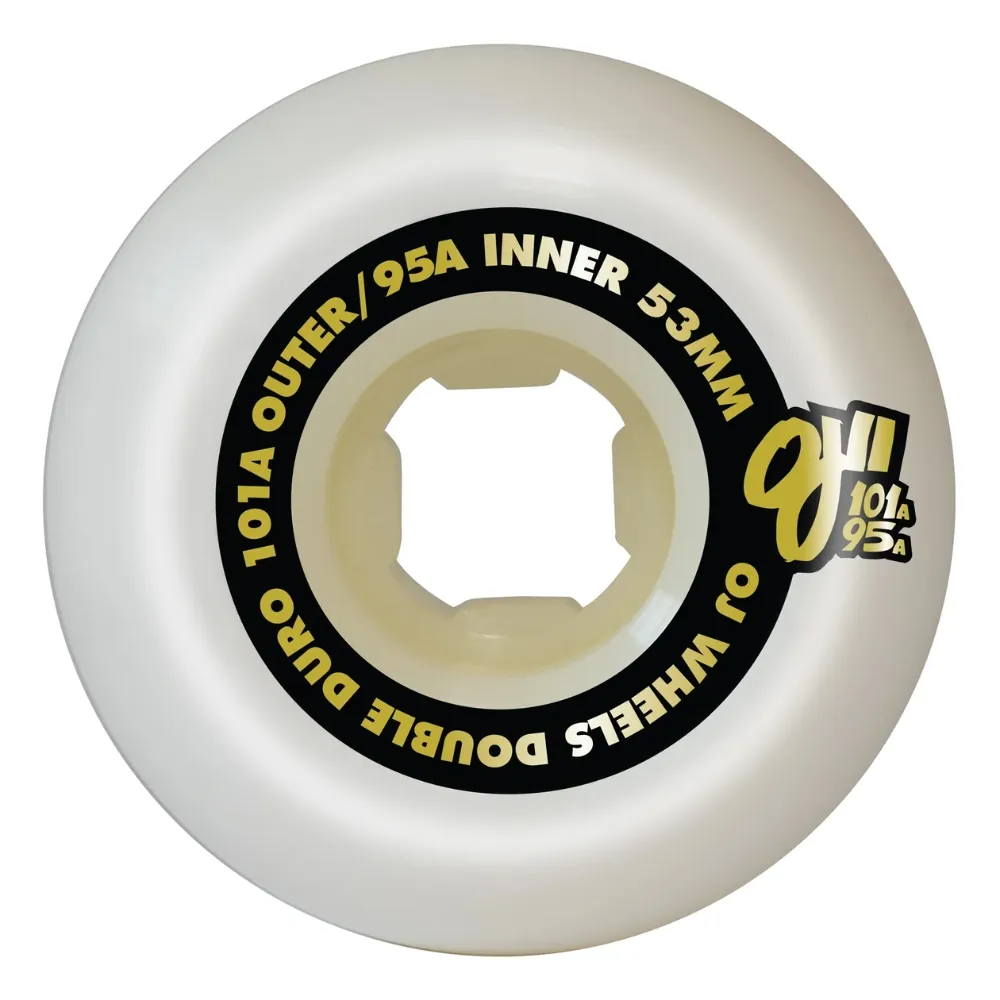 OJ Double Duro Mini Combo 101A/95A 53mm Skateboard Wheels