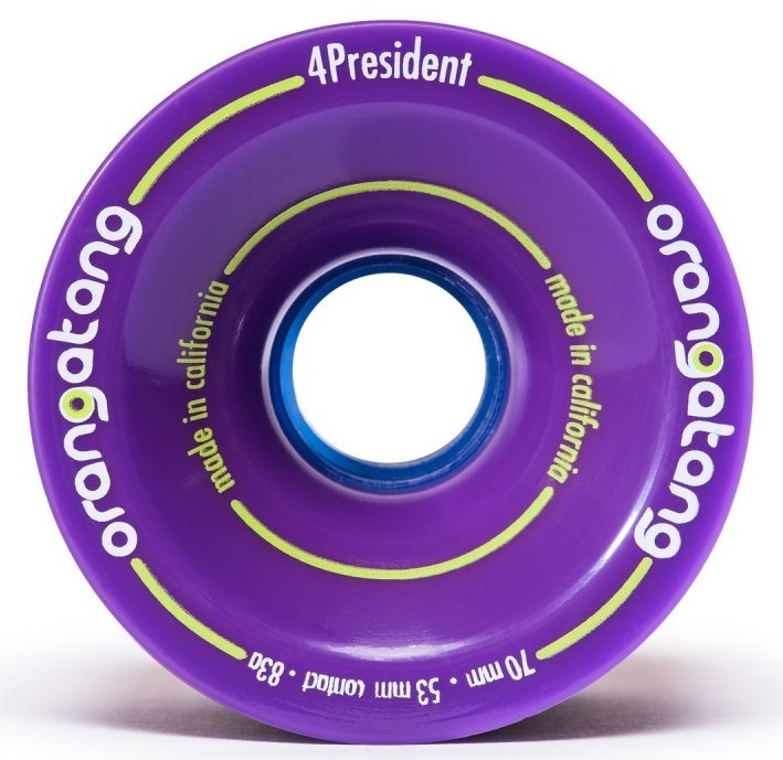 Orangatang 4 President Purple 83a 70mm Longboard Skateboard Wheels