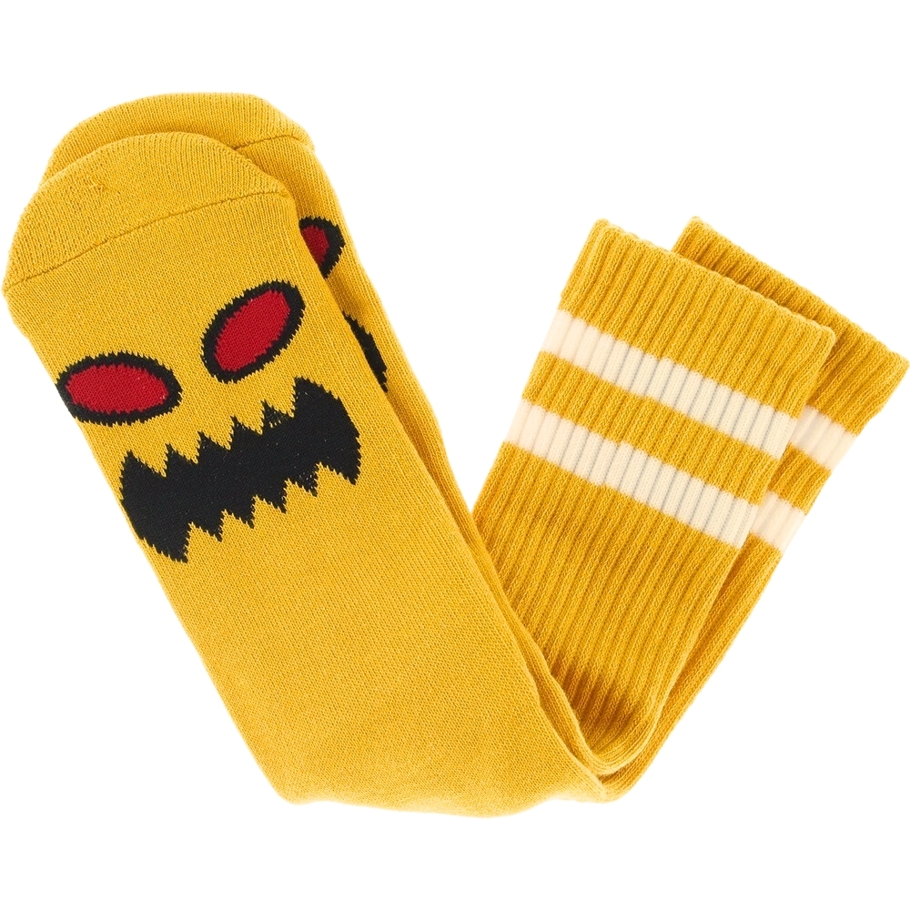 Toy Machine Monster Face Mustard Socks