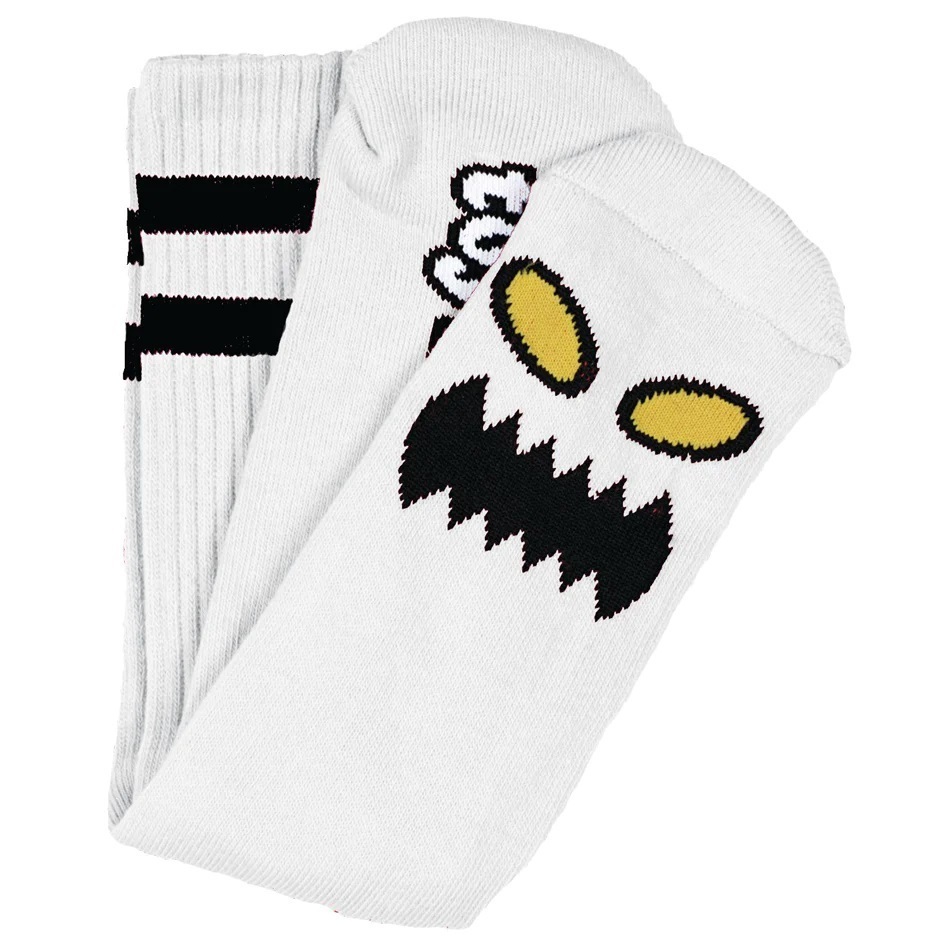 Toy Machine Monster Face White Socks