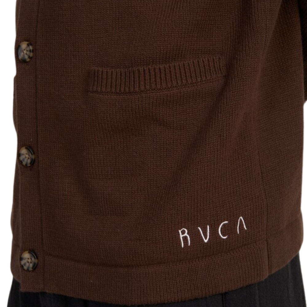 RVCA Nevermind Coffee Cardigan [Size: L]