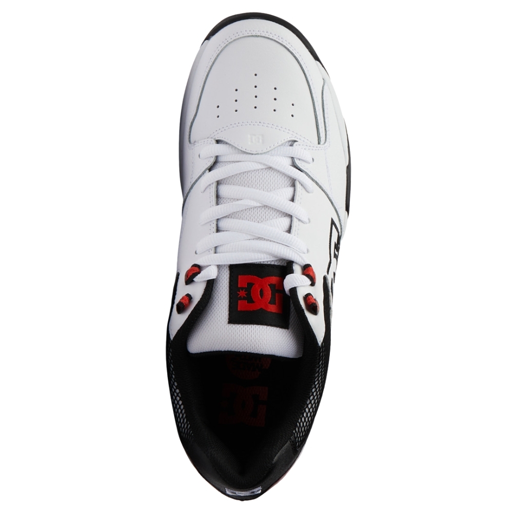 DC Versatile White Black Red Mens Skate Shoes [Size: US 10]