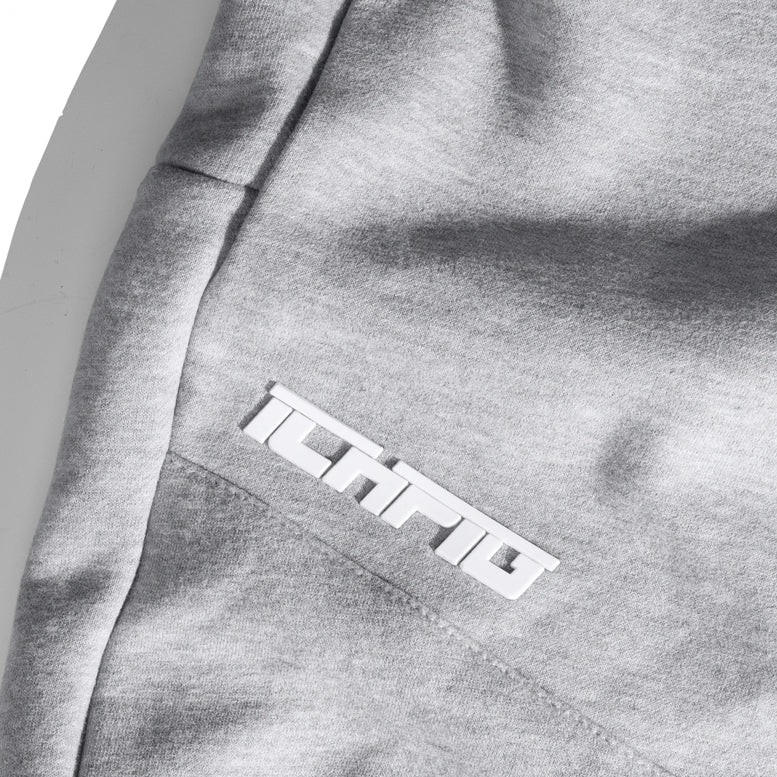 Ichpig Strike Shot Cord Grey Marle Track Pants [Size: S]