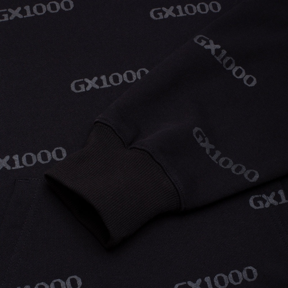 Gx1000 OG Logo AOP Black Hoodie [Size: L]