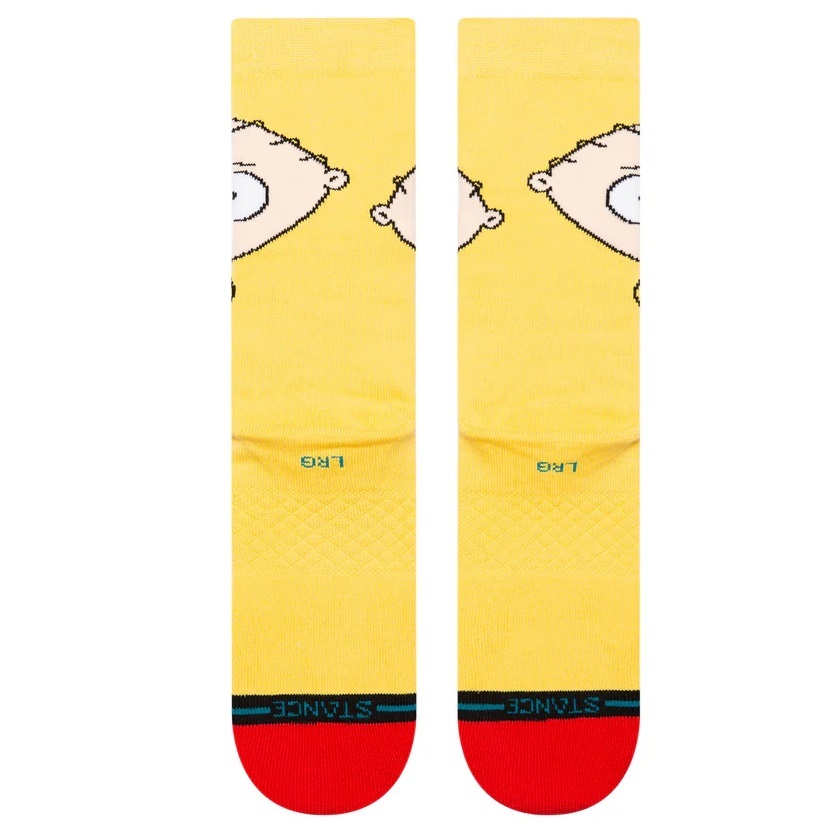 Stance Stewie Yellow Large Mens Socks